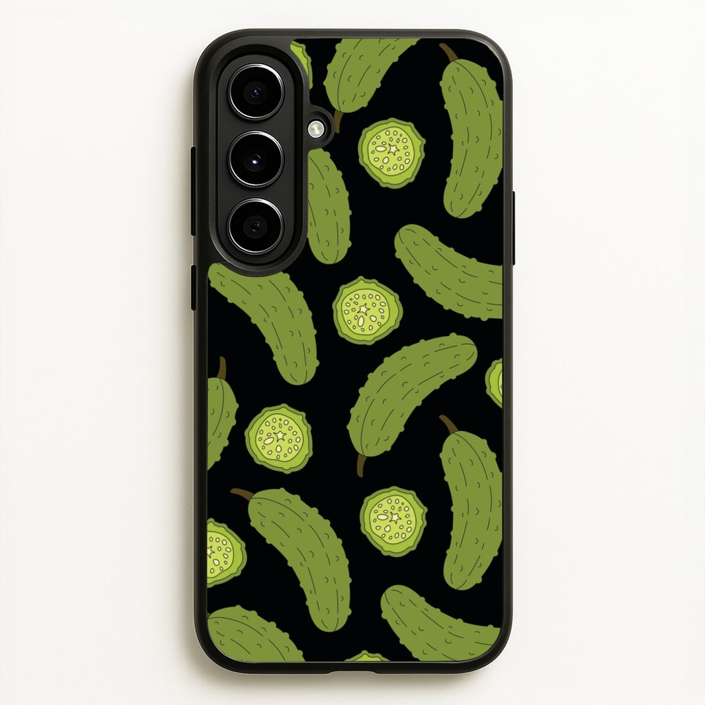 Pickle Assortment Pattern - Food Patterns Phone Case for Galaxy A56