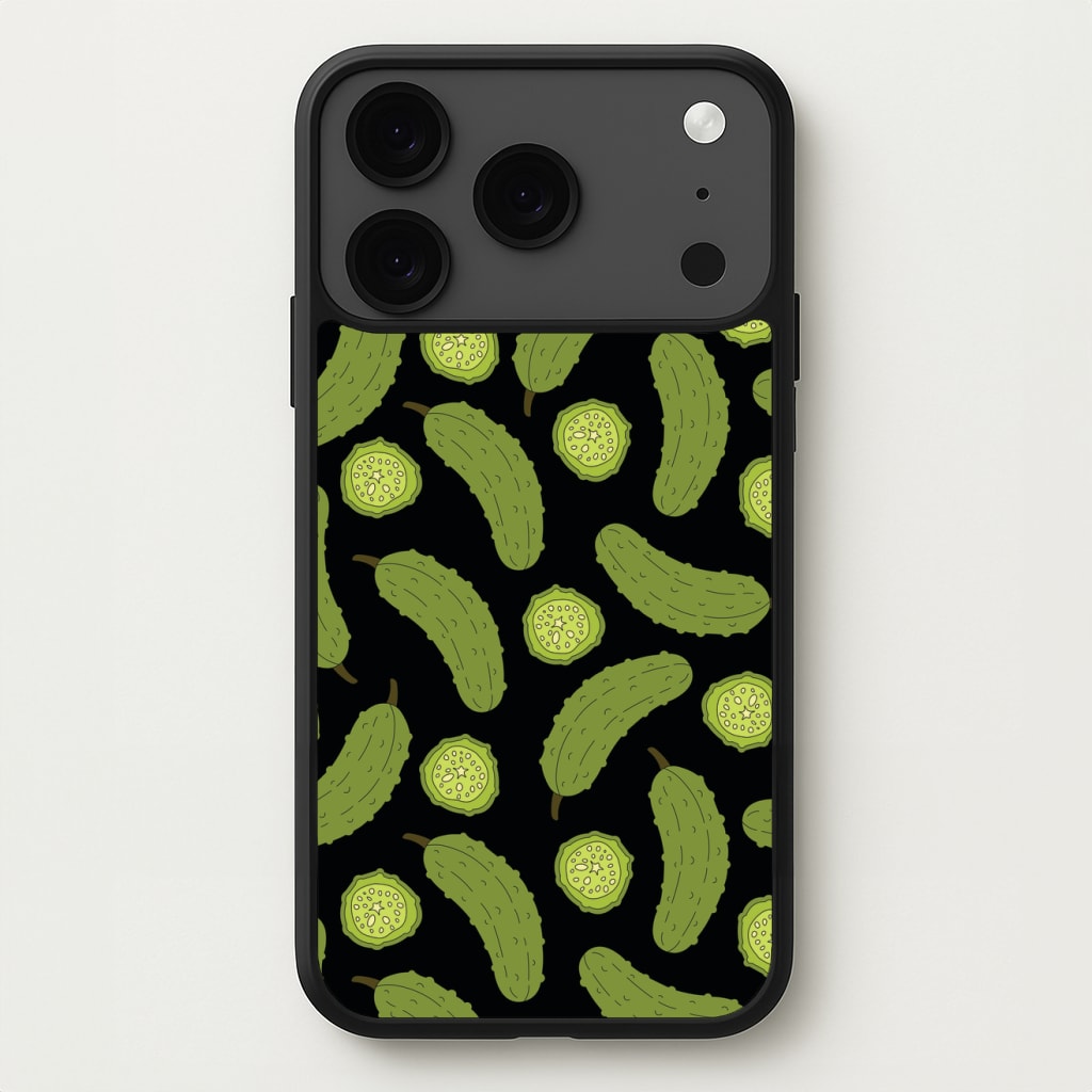 Pickle Assortment Pattern Phone Case for iPhone 17 Pro Max