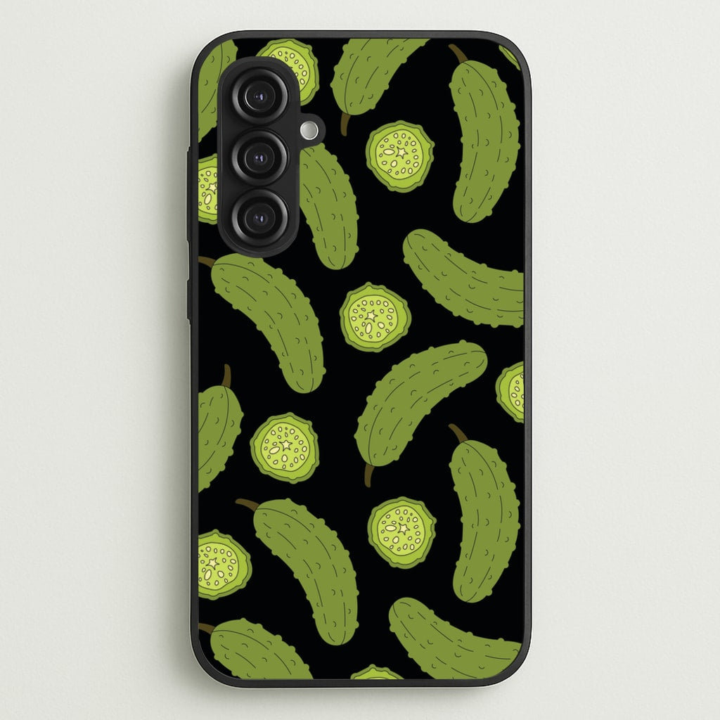 Pickle Assortment Pattern - Food Patterns Phone Case for Galaxy S23FE