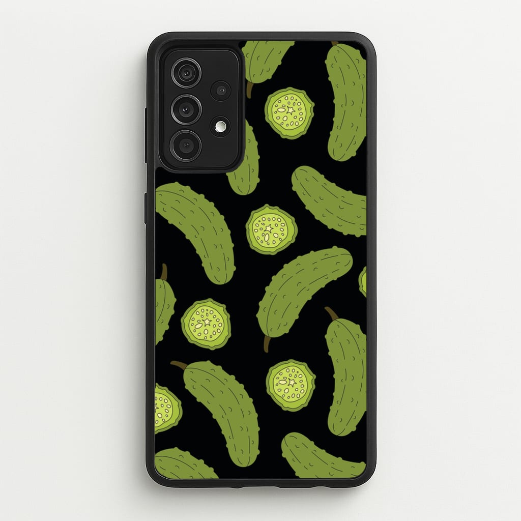 Pickle Assortment Pattern - Food Patterns Phone Case for Galaxy A52 / A52s