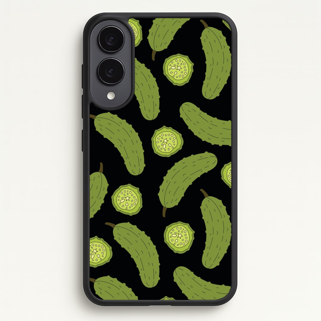 Pickle Assortment Pattern - Food Patterns Phone Case for Galaxy S25 Edge
