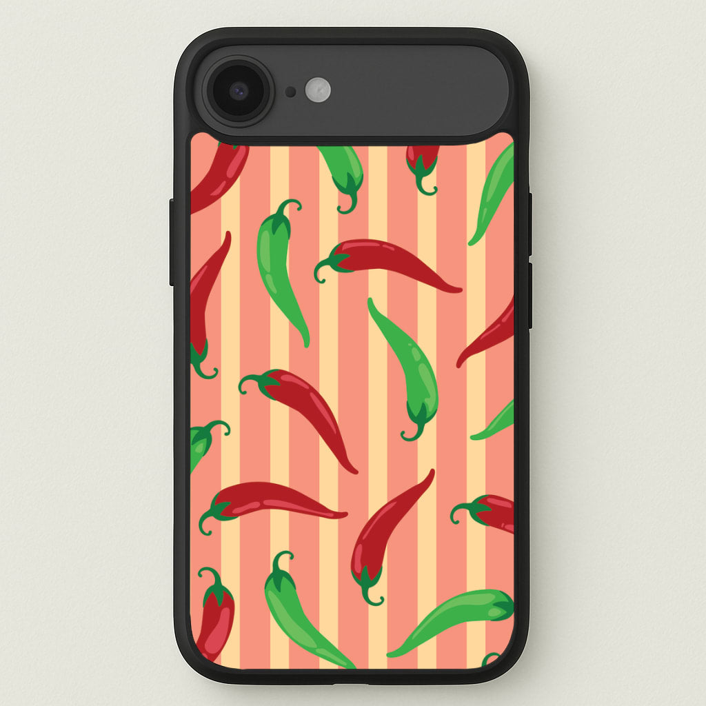 Chilis With Stripes Pattern Phone Case for iPhone 17 Air