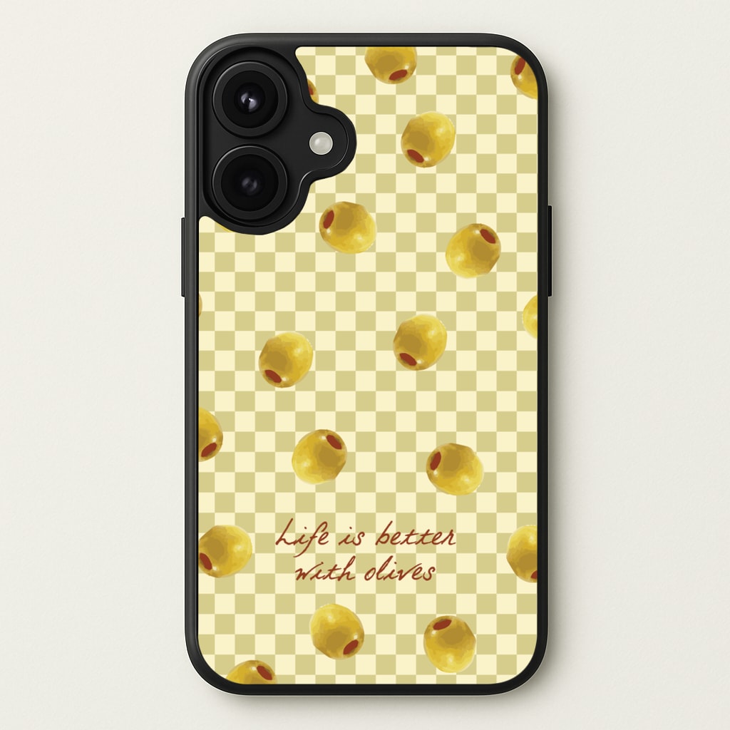 Life Is Better With Olives Phone Case for iPhone 17