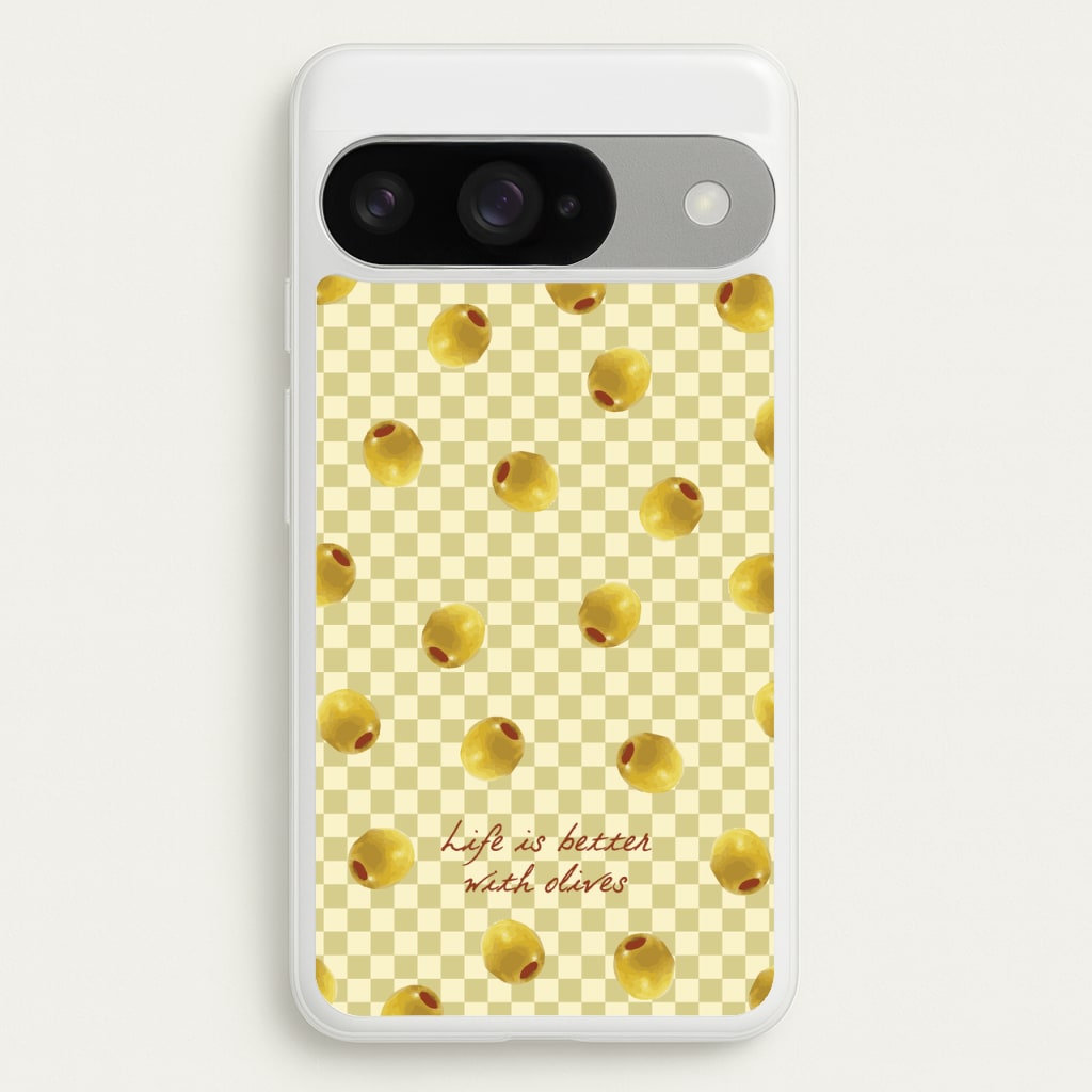 Life Is Better With Olives Phone Case for Google Pixel 10 / 10 Pro