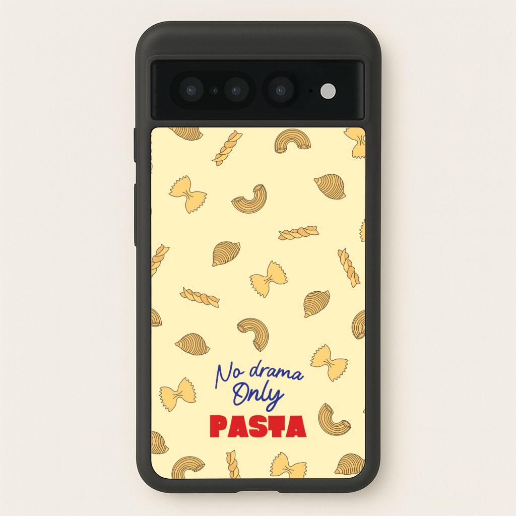 No Drama, Only Pasta - Food Patterns Phone Case for Google Pixel 7 Pro