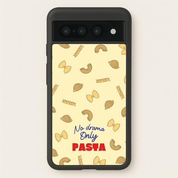 No Drama, Only Pasta - Food Patterns Phone Case for Google Pixel 7 Pro