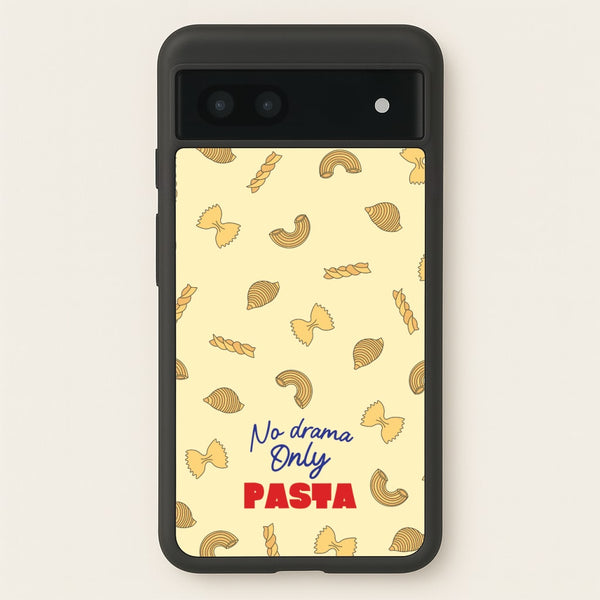 No Drama, Only Pasta - Food Patterns Phone Case for Google Pixel 6a