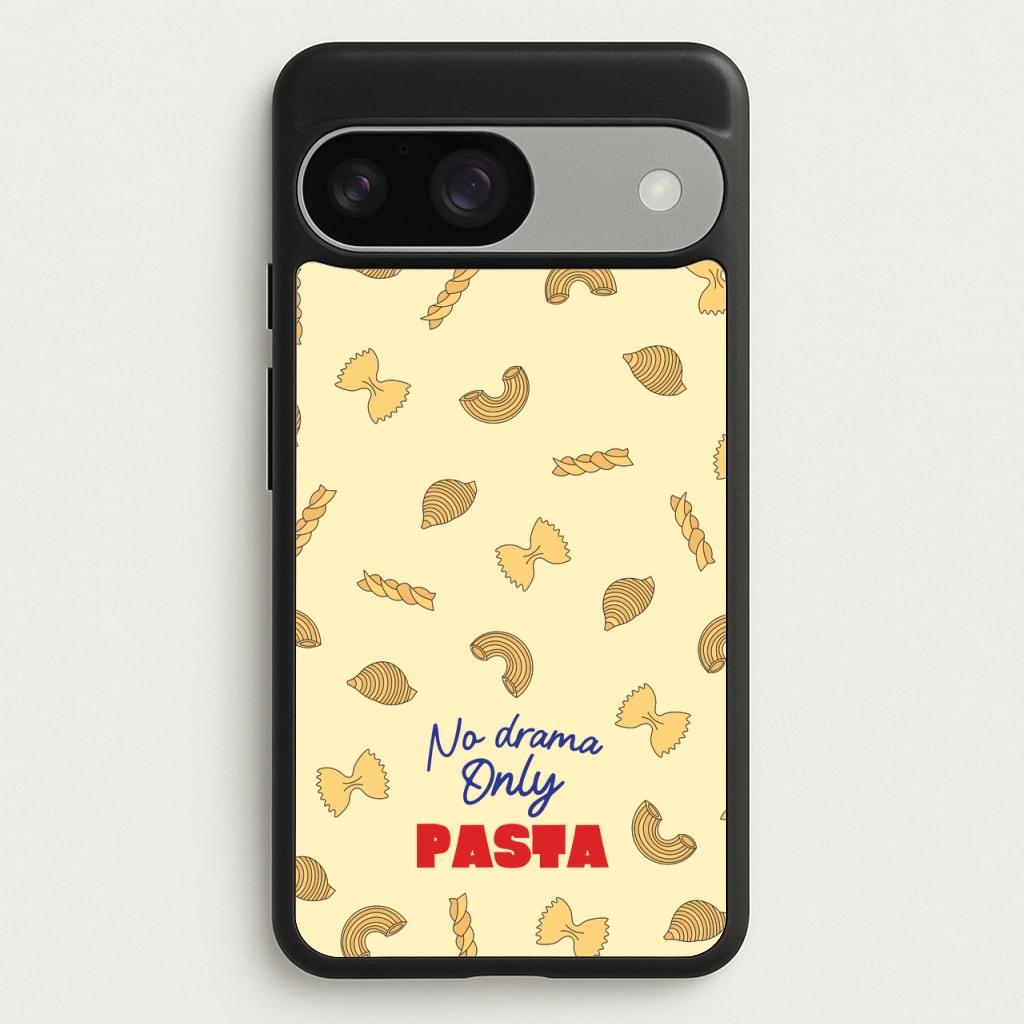 No Drama, Only Pasta - Food Patterns Phone Case for Google Pixel 9 / 9 Pro