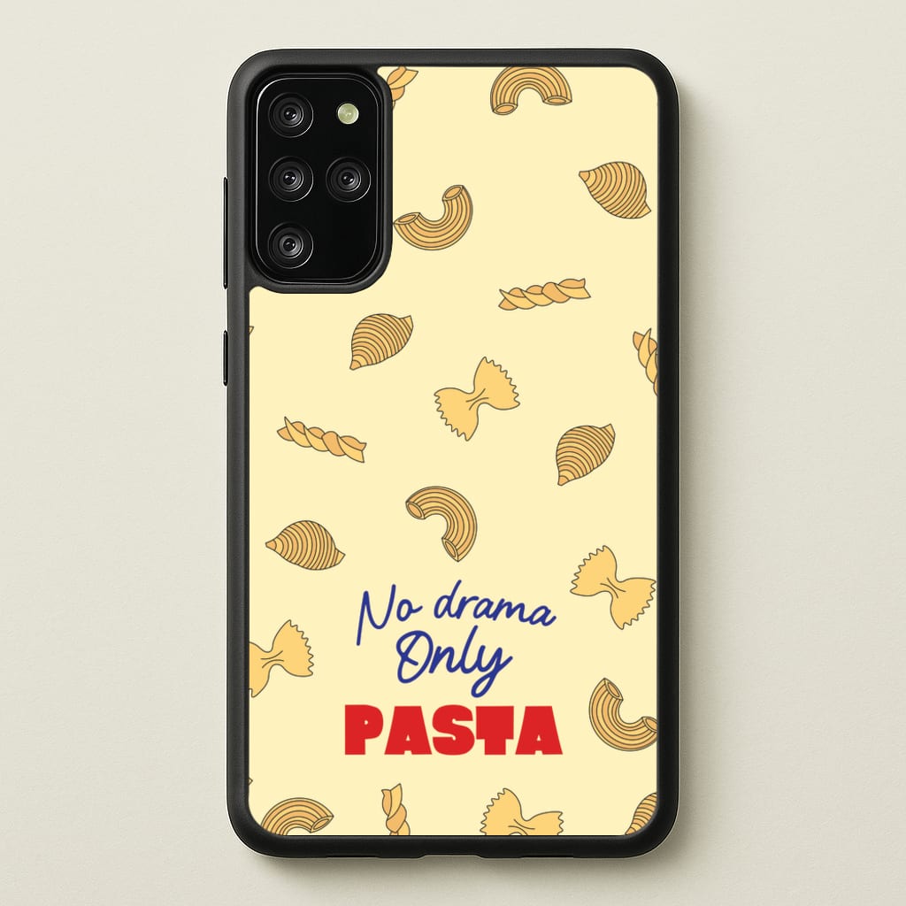 No Drama, Only Pasta - Food Patterns Phone Case for Galaxy S20 Plus
