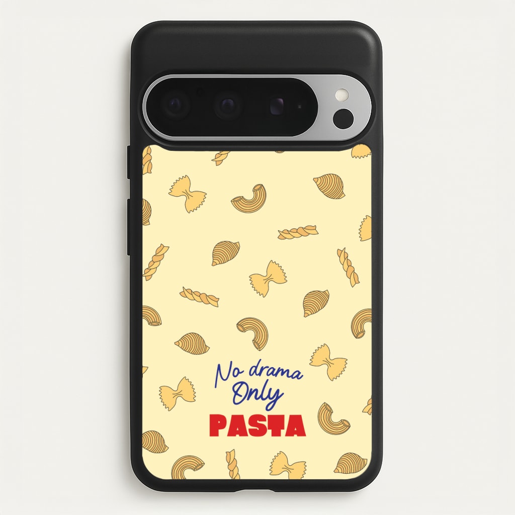 No Drama, Only Pasta - Food Patterns Phone Case for Google Pixel 9 Pro XL