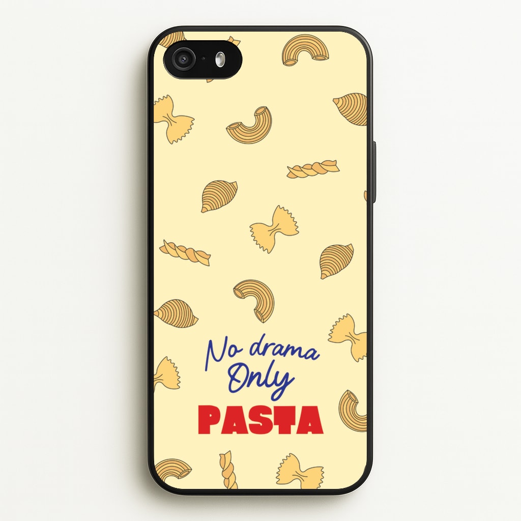 No Drama, Only Pasta - Food Patterns Phone Case for iPhone 5 / 5s / SE 2016