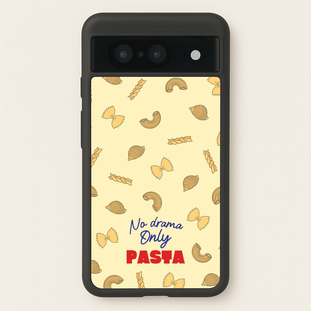 No Drama, Only Pasta - Food Patterns Phone Case for Google Pixel 8