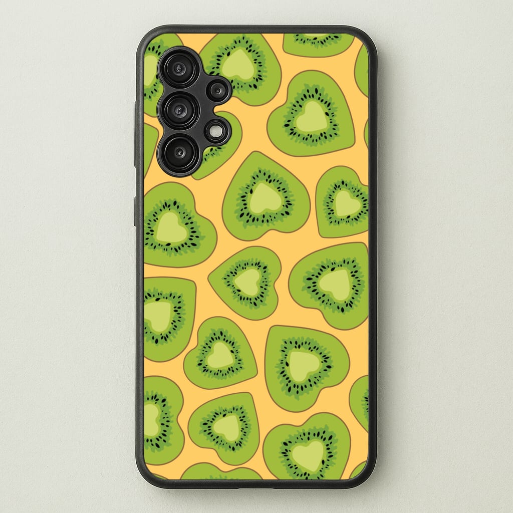 Kiwi Hearts Pattern - Food Patterns Phone Case for Galaxy A13