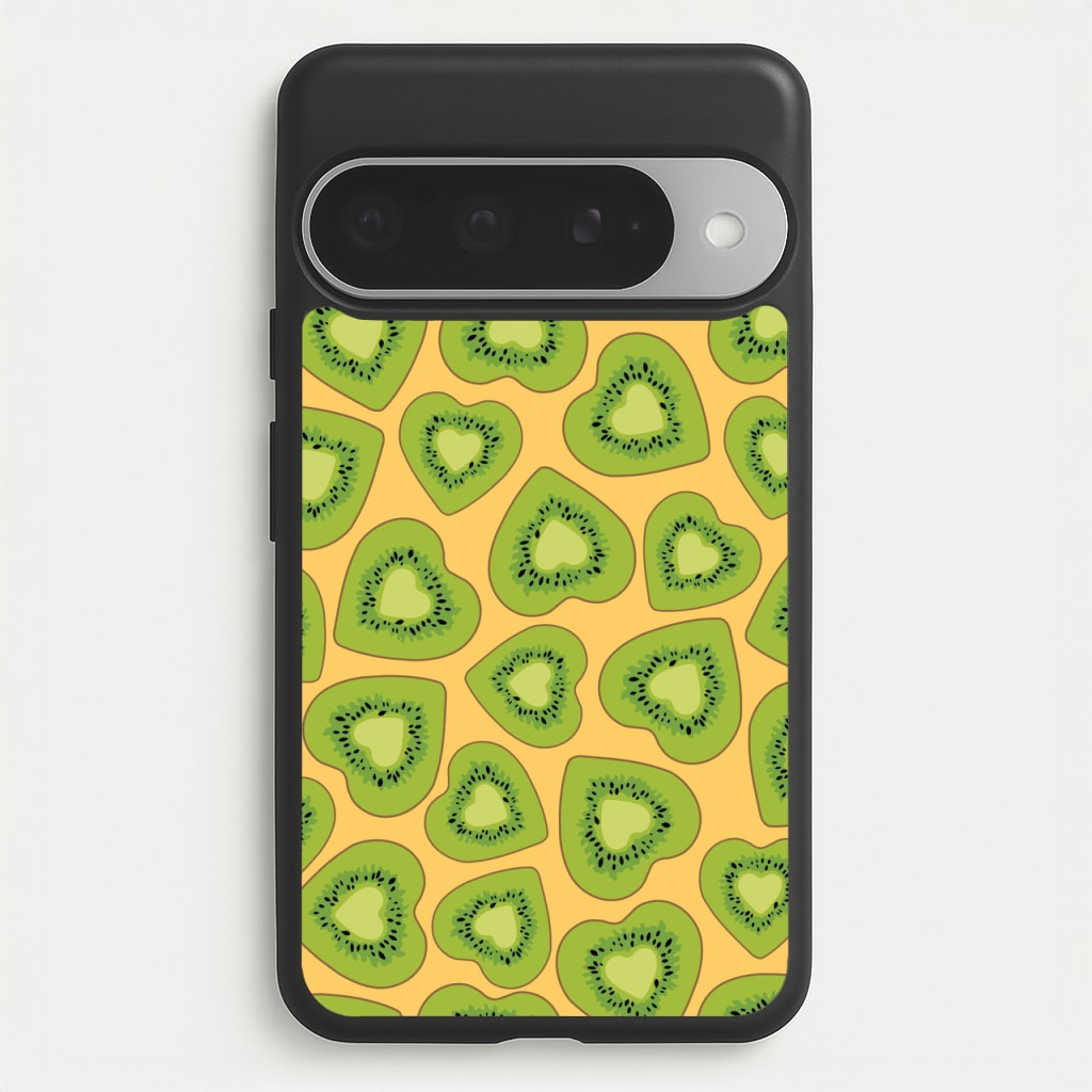 Kiwi Hearts Pattern Phone Case for Google Pixel 10 Pro XL