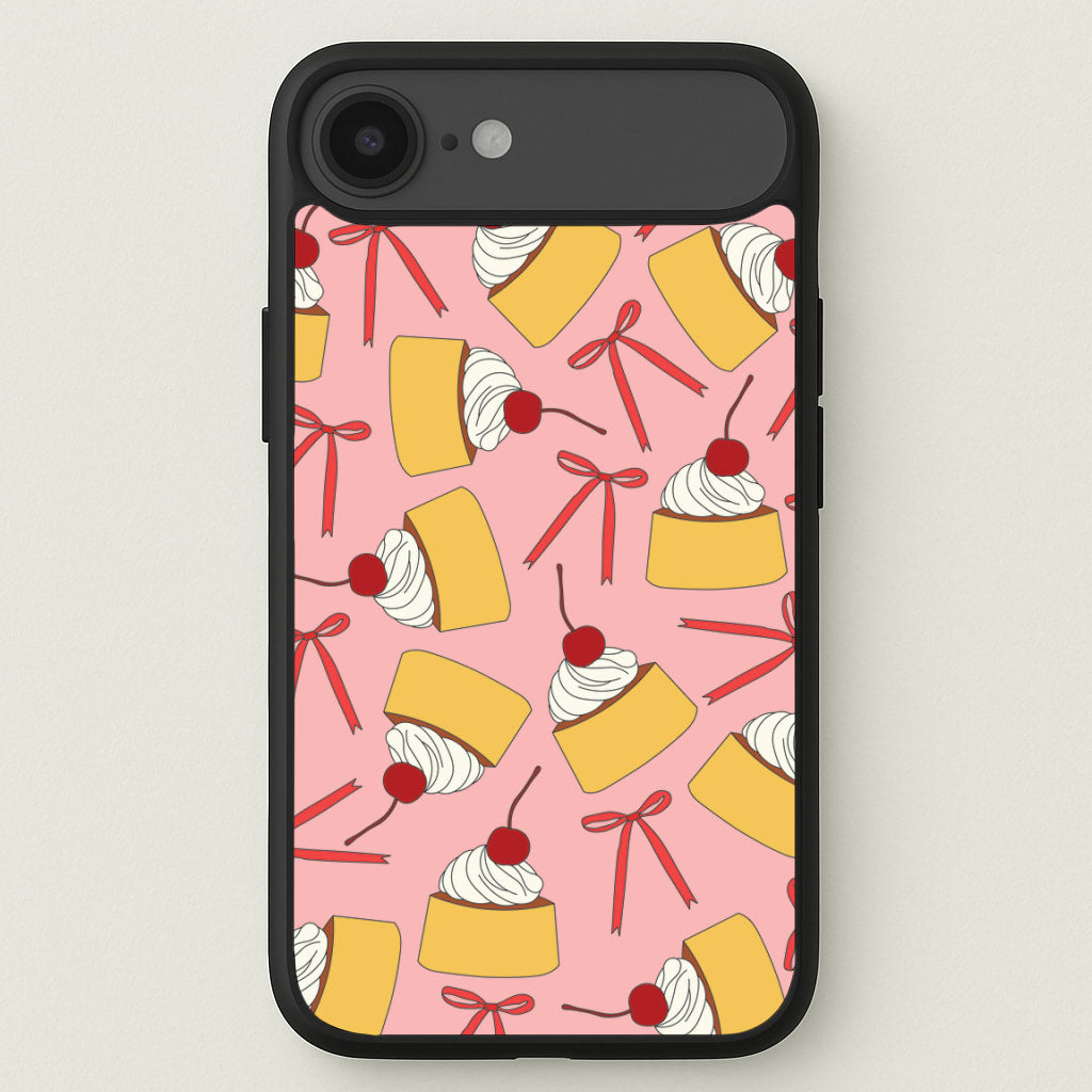 Coquette Bows And Pudding Pattern Phone Case for iPhone 17 Air