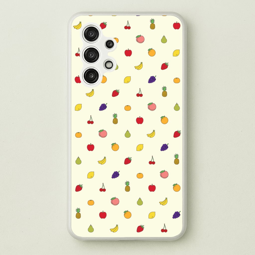 Miniature Fruits Pattern - Food Patterns Phone Case for Galaxy A13