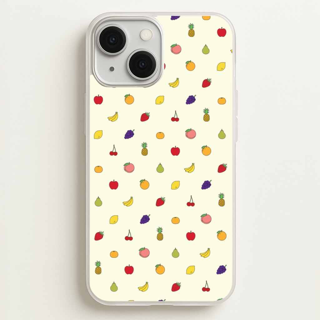Miniature Fruits Pattern - Food Patterns Phone Case for iPhone 13