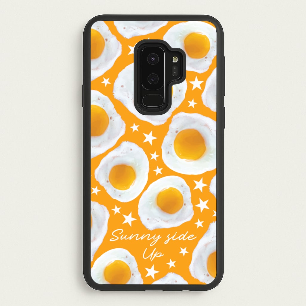 Sunny Side Up Egg Pattern - Food Patterns Phone Case for Galaxy S9 Plus