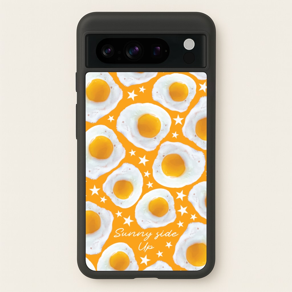 Sunny Side Up Egg Pattern - Food Patterns Phone Case for Google Pixel 8 Pro