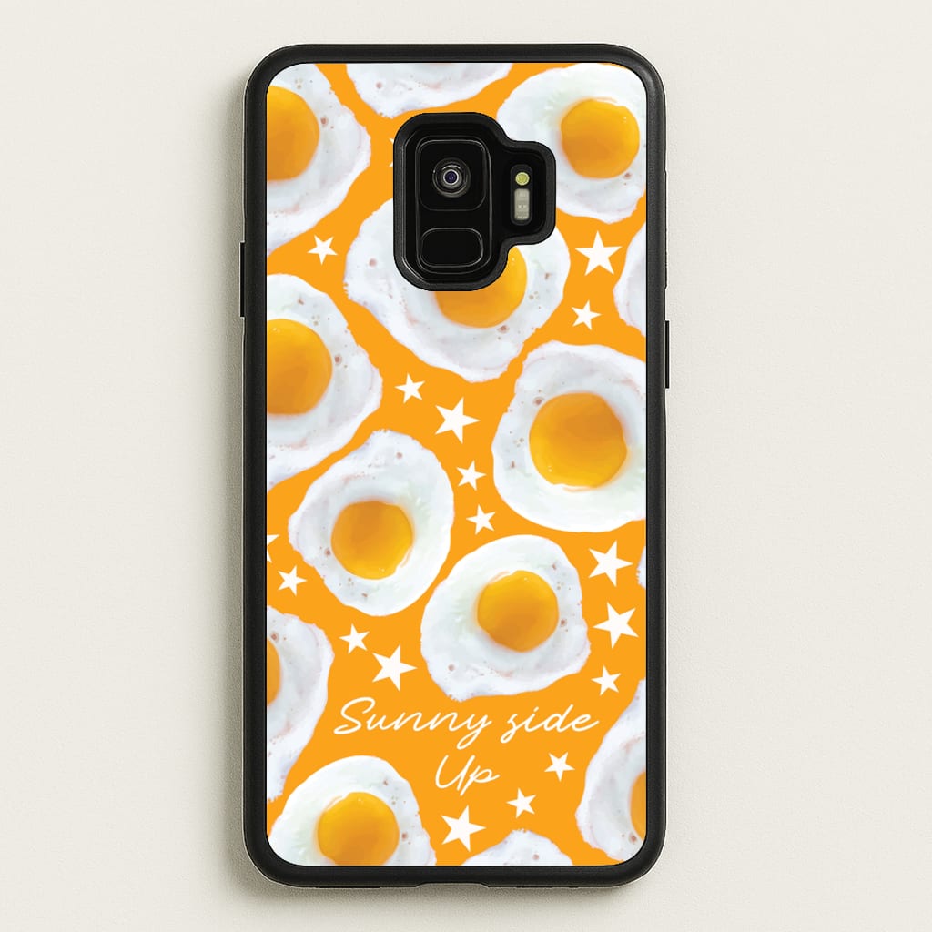 Sunny Side Up Egg Pattern - Food Patterns Phone Case for Galaxy S9