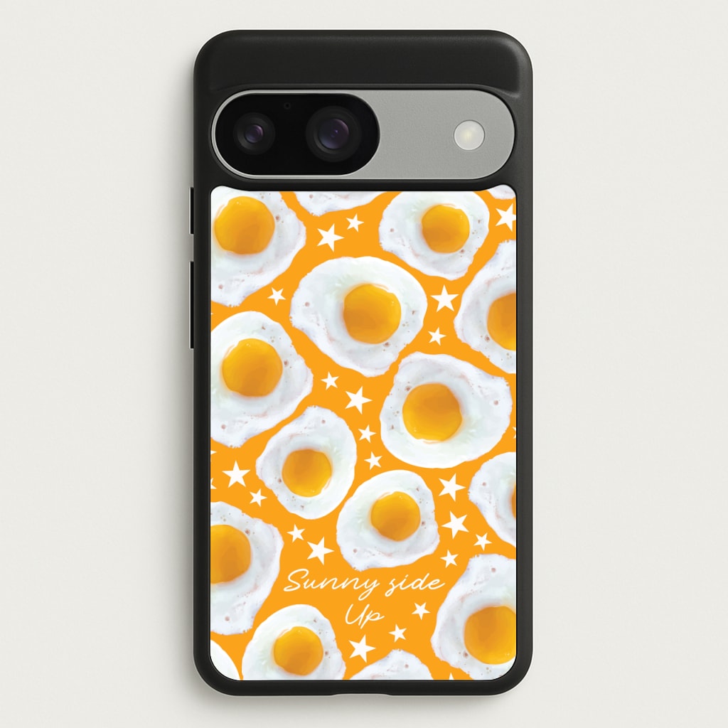 Sunny Side Up Egg Pattern - Food Patterns Phone Case for Google Pixel 9 / 9 Pro