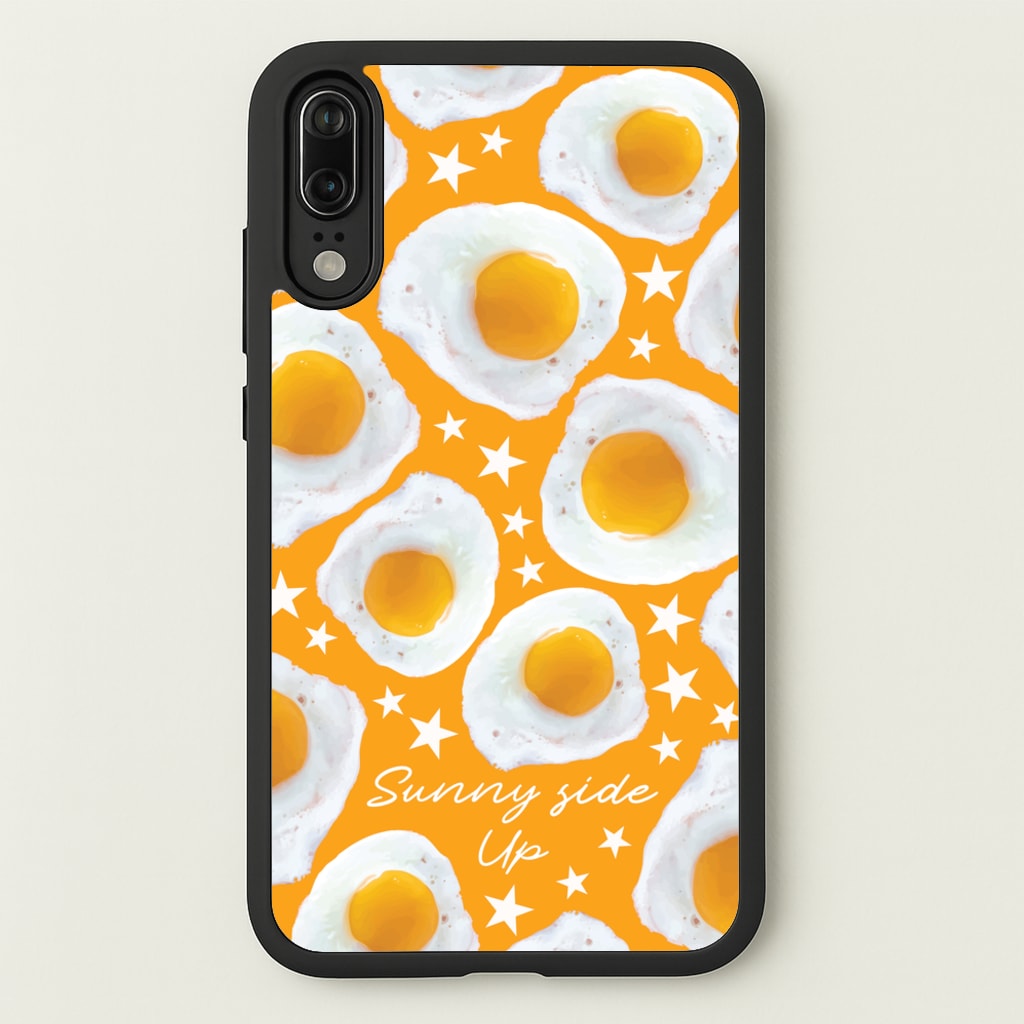 Sunny Side Up Egg Pattern - Food Patterns Phone Case for Huawei P20