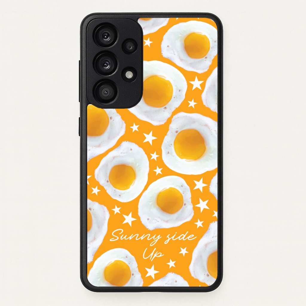 Sunny Side Up Egg Pattern - Food Patterns Phone Case for Galaxy A53
