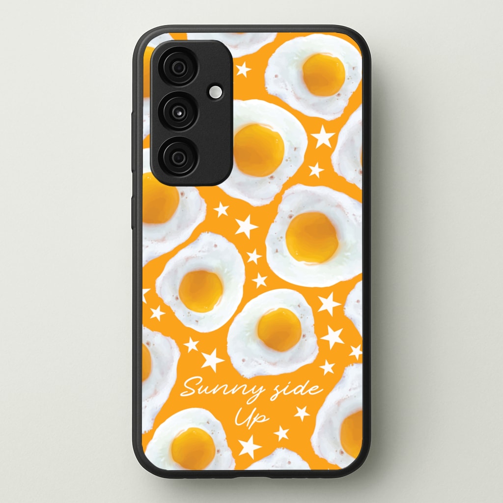 Sunny Side Up Egg Pattern - Food Patterns Phone Case for Galaxy A55