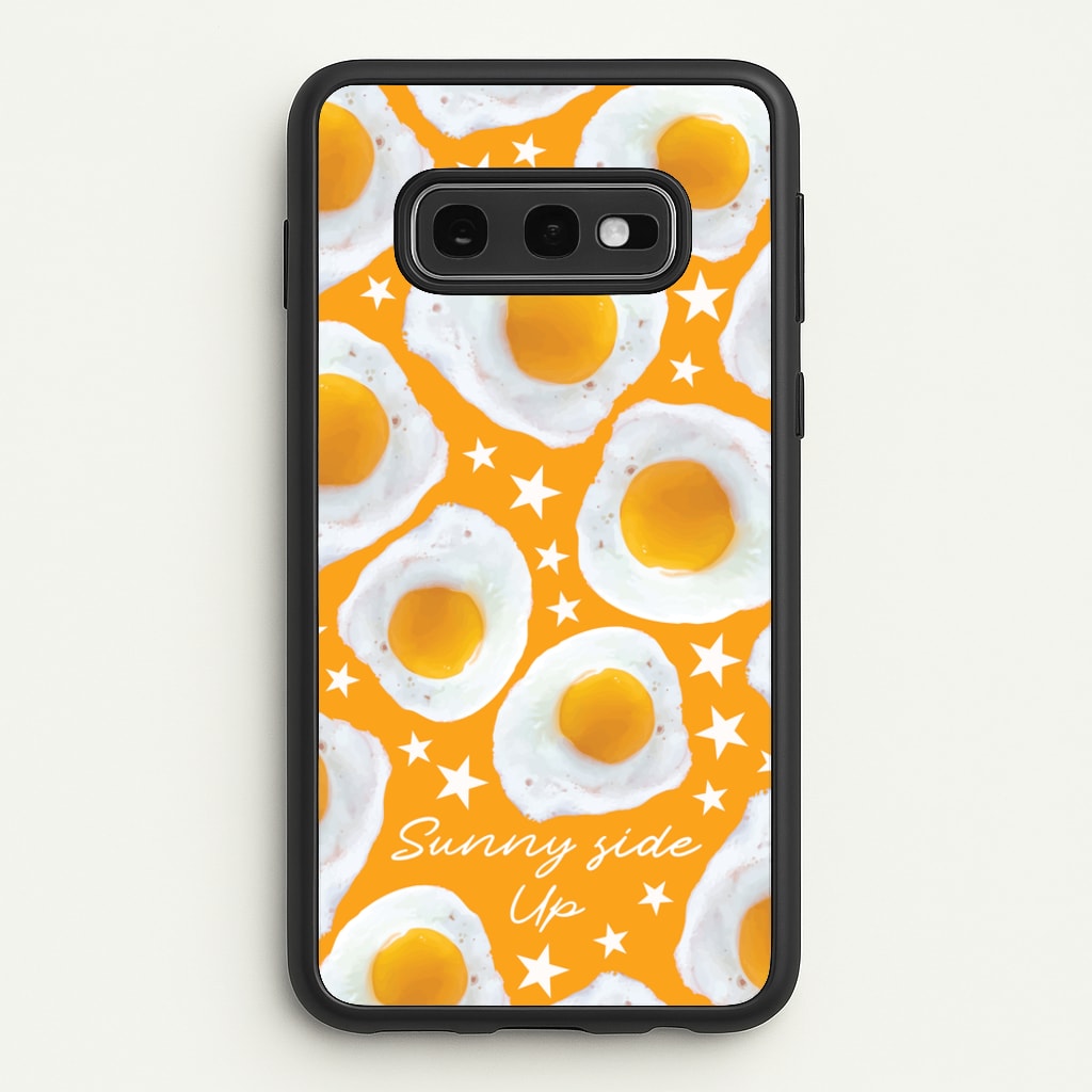 Sunny Side Up Egg Pattern - Food Patterns Phone Case for Galaxy S10e