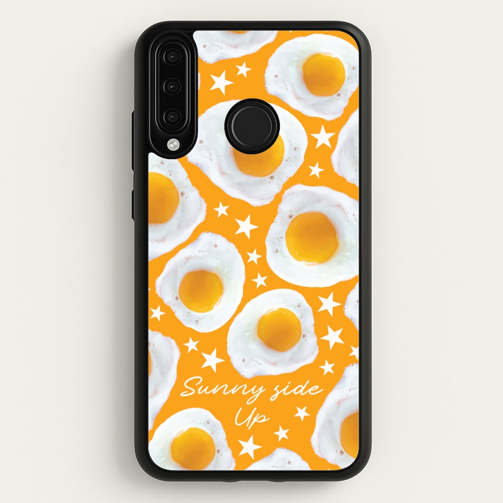Sunny Side Up Egg Pattern - Food Patterns Phone Case for Huawei P30 Lite