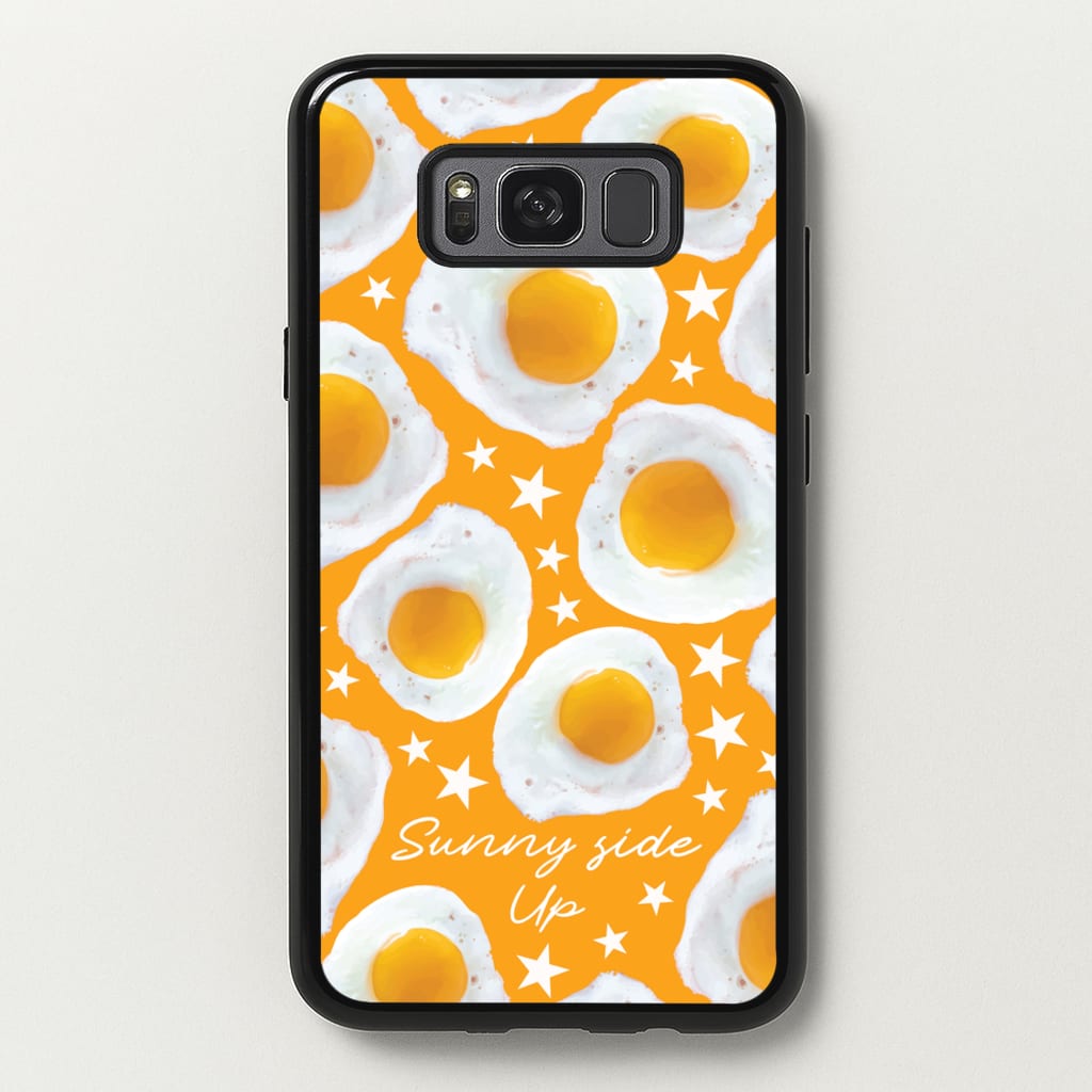 Sunny Side Up Egg Pattern - Food Patterns Phone Case for Galaxy S8