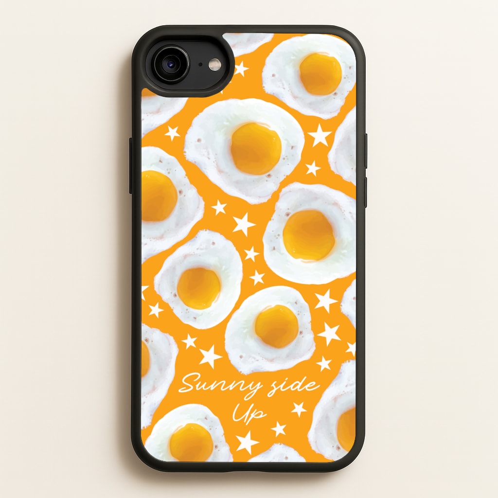 Sunny Side Up Egg Pattern - Food Patterns Phone Case for iPhone 6 / 7 / 8 / SE