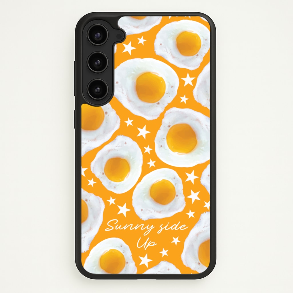 Sunny Side Up Egg Pattern - Food Patterns Phone Case for Galaxy S23 Plus