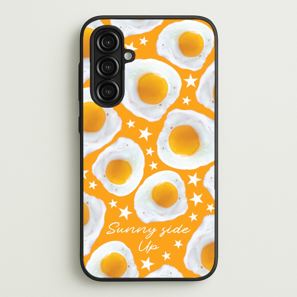 Sunny Side Up Egg Pattern - Food Patterns Phone Case for Galaxy A16