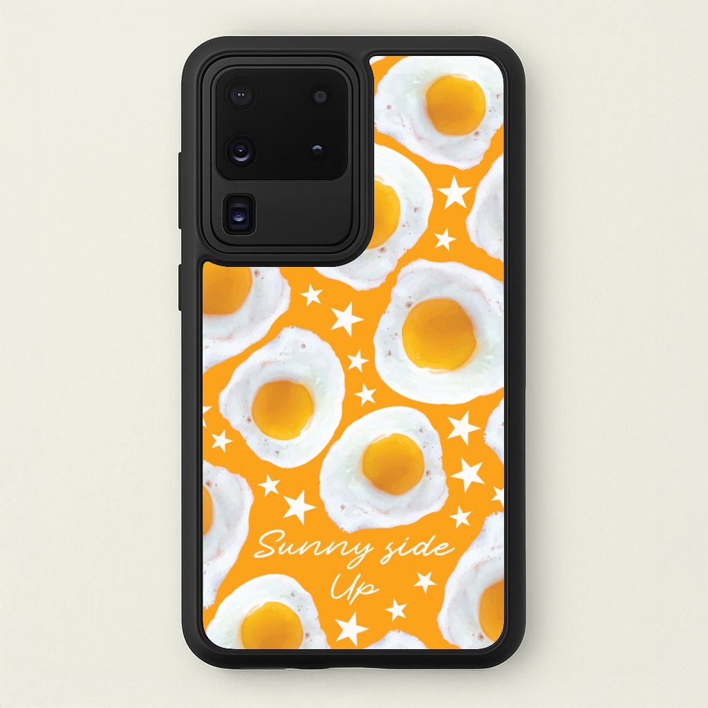 Sunny Side Up Egg Pattern - Food Patterns Phone Case for Galaxy S20 Ultra