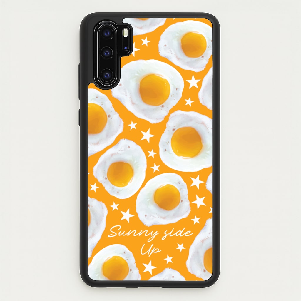 Sunny Side Up Egg Pattern - Food Patterns Phone Case for Huawei P30 Pro