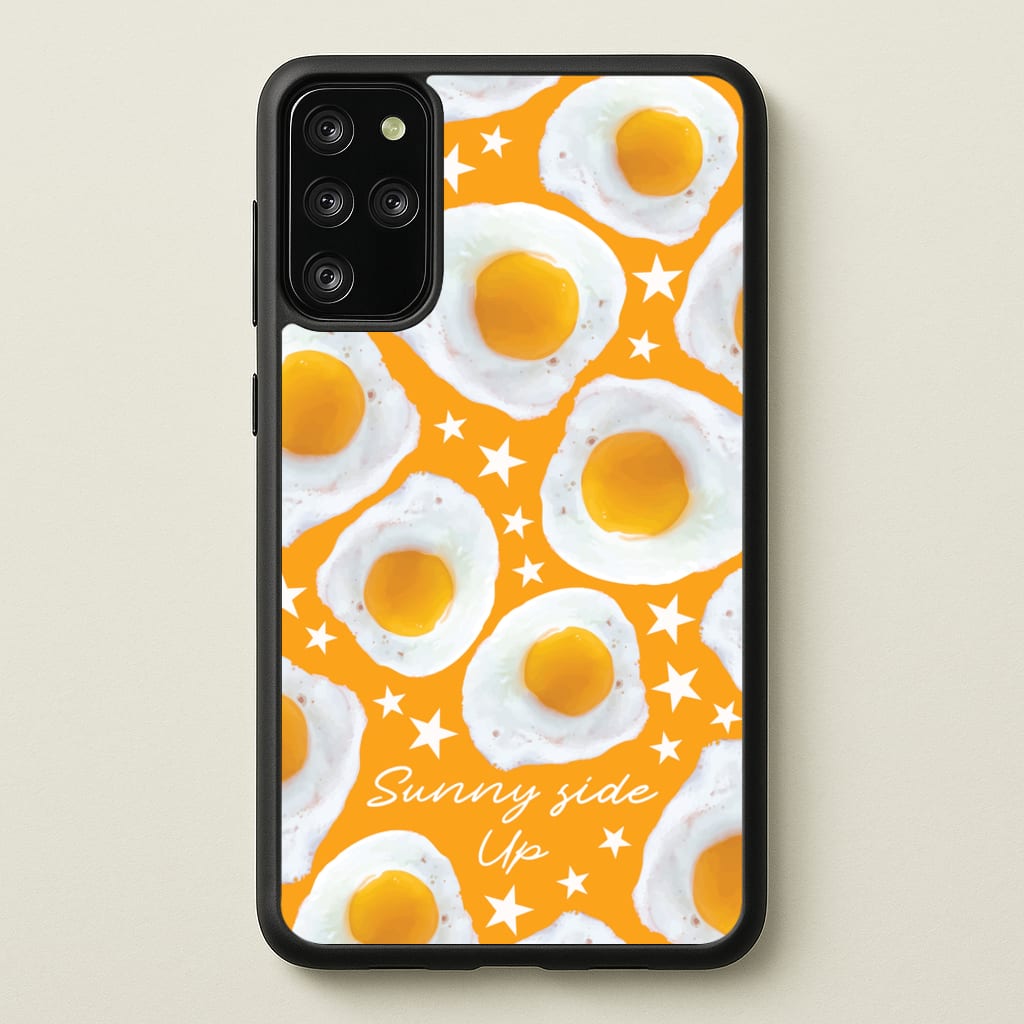 Sunny Side Up Egg Pattern - Food Patterns Phone Case for Galaxy S20 Plus