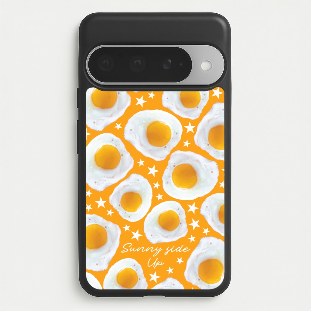 Sunny Side Up Egg Pattern Phone Case for Google Pixel 10 Pro XL