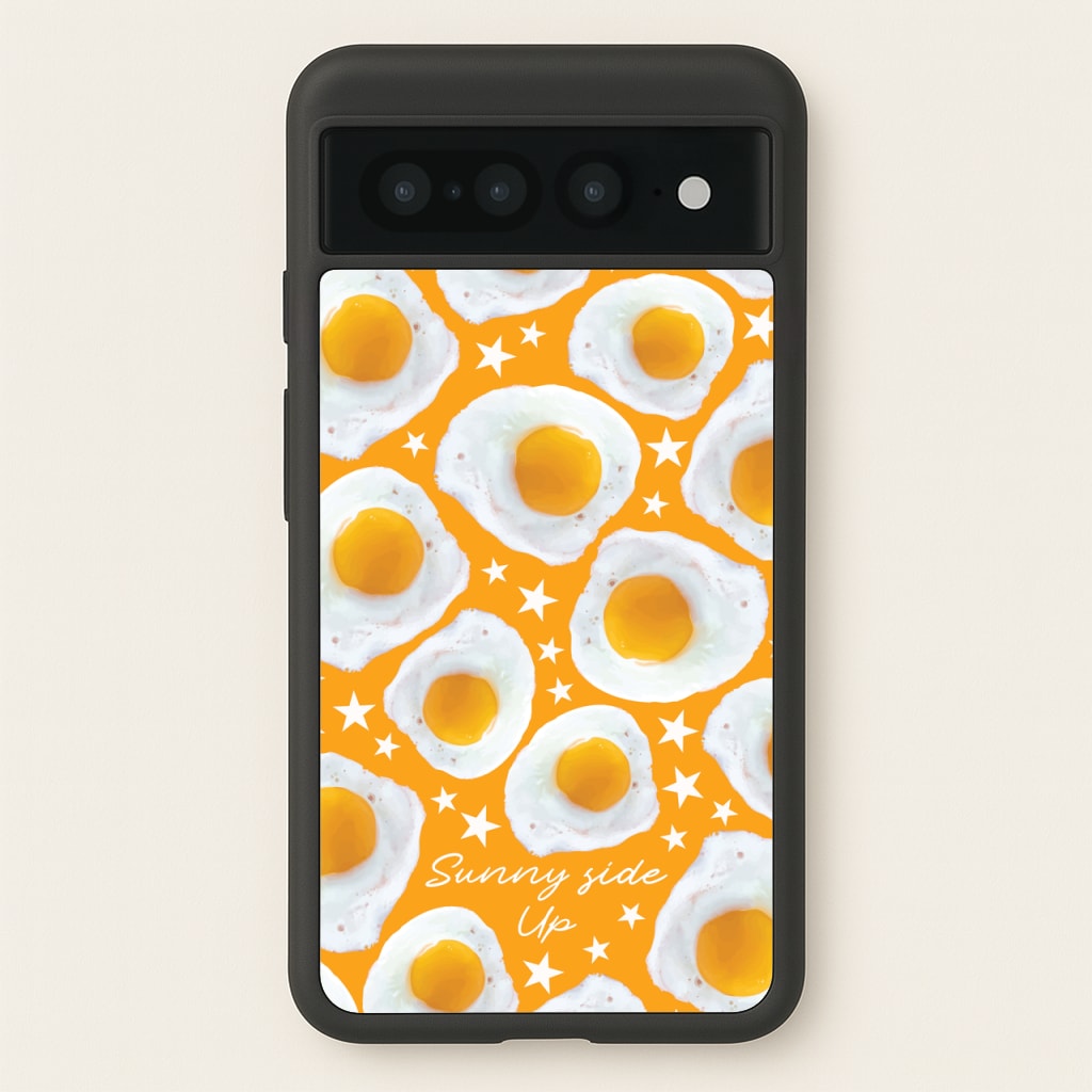 Sunny Side Up Egg Pattern - Food Patterns Phone Case for Google Pixel 7 Pro