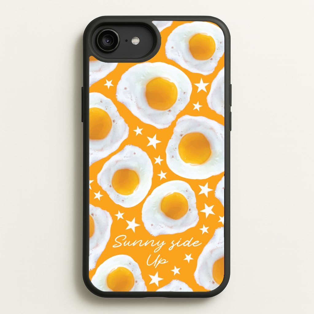 Sunny Side Up Egg Pattern - Food Patterns Phone Case for iPhone 6 Plus / 7 Plus / 8 Plus