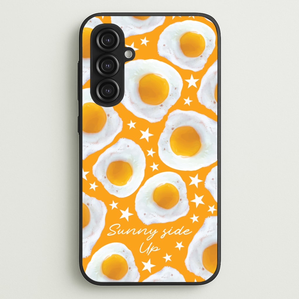 Sunny Side Up Egg Pattern - Food Patterns Phone Case for Galaxy S23FE