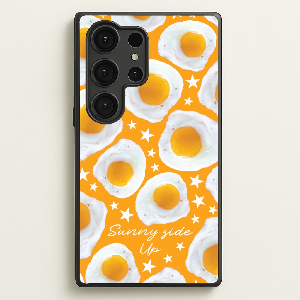 Sunny Side Up Egg Pattern - Food Patterns Phone Case for Galaxy S25 Ultra