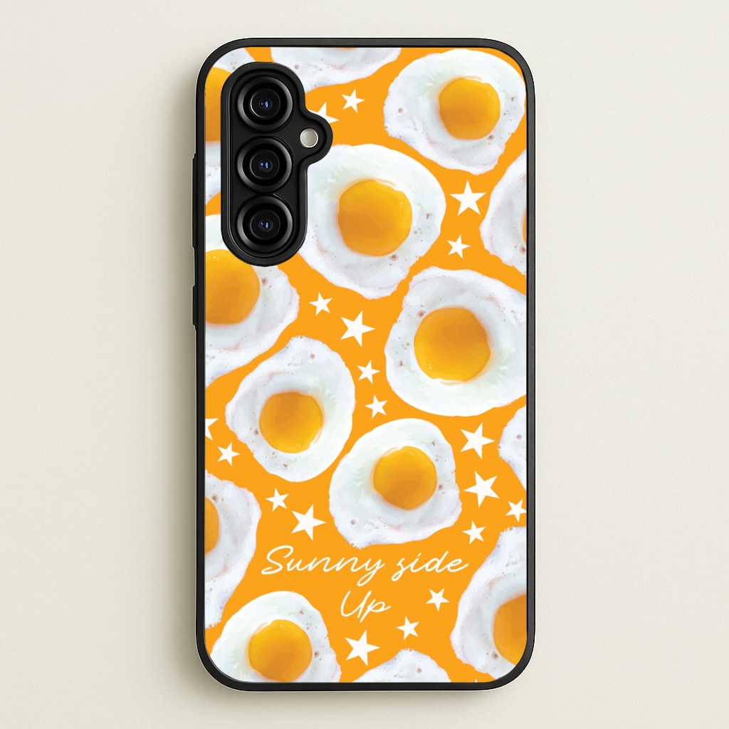Sunny Side Up Egg Pattern - Food Patterns Phone Case for Galaxy A54