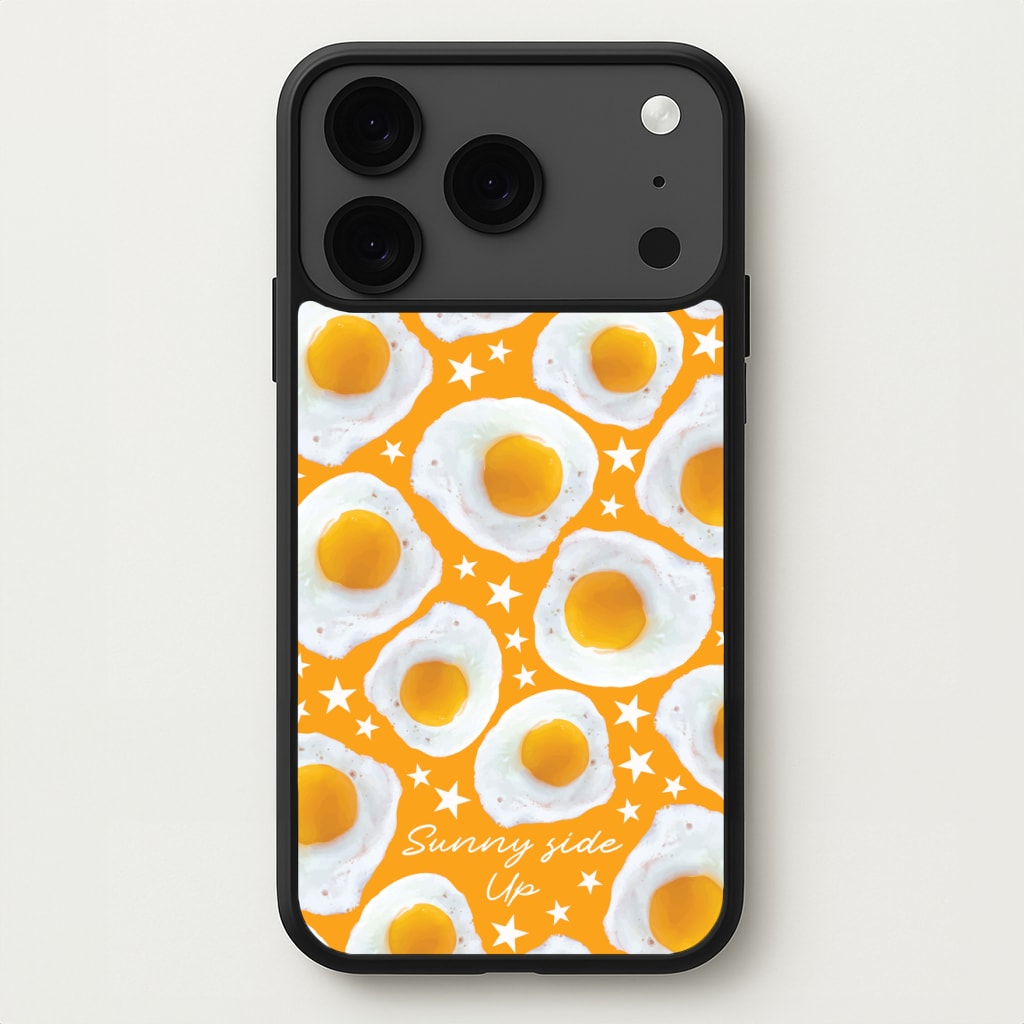 Sunny Side Up Egg Pattern Phone Case for iPhone 17 Pro