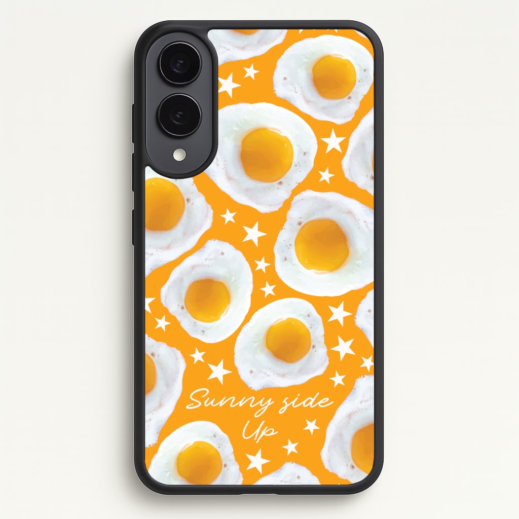 Sunny Side Up Egg Pattern - Food Patterns Phone Case for Galaxy S25 Edge