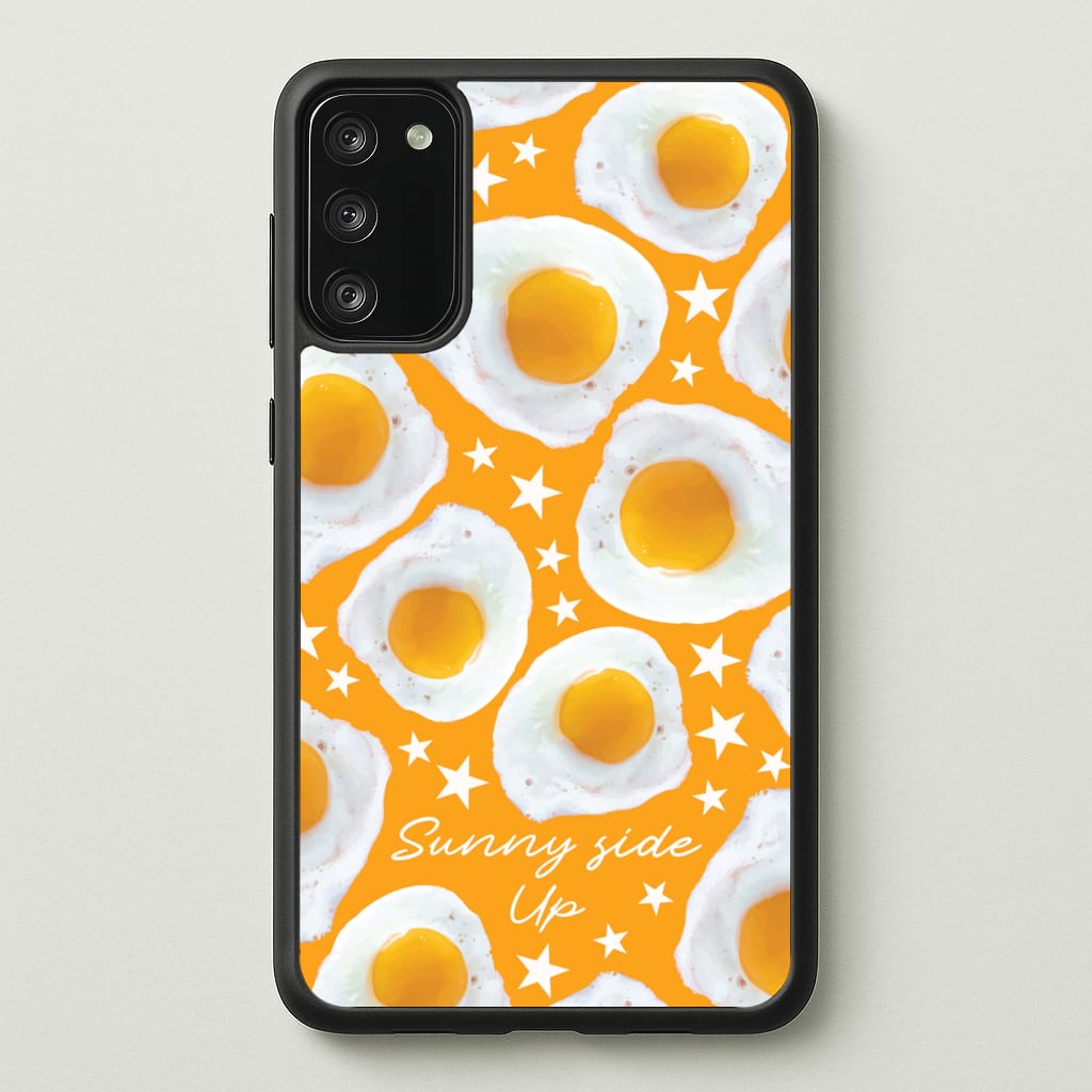 Sunny Side Up Egg Pattern - Food Patterns Phone Case for Galaxy A41