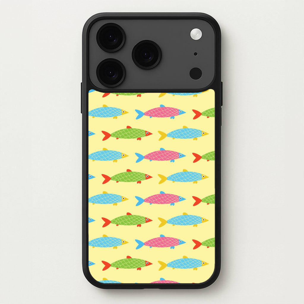 Colourful Cartoon Fish Pattern Phone Case for iPhone 17 Pro Max