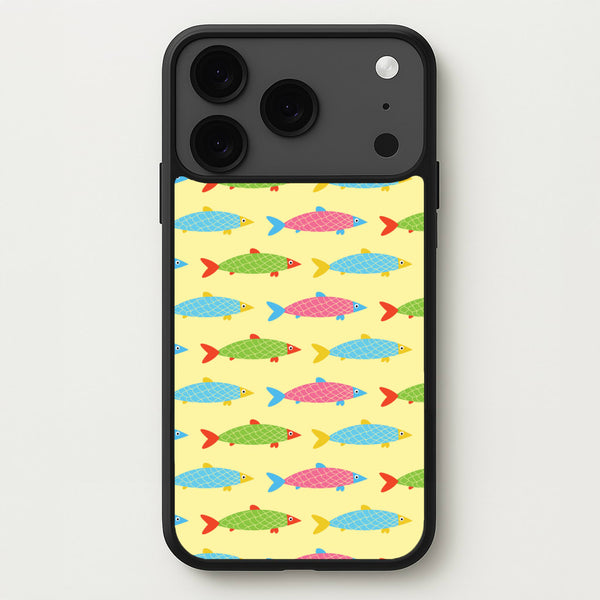 Colourful Cartoon Fish Pattern Phone Case for iPhone 17 Pro