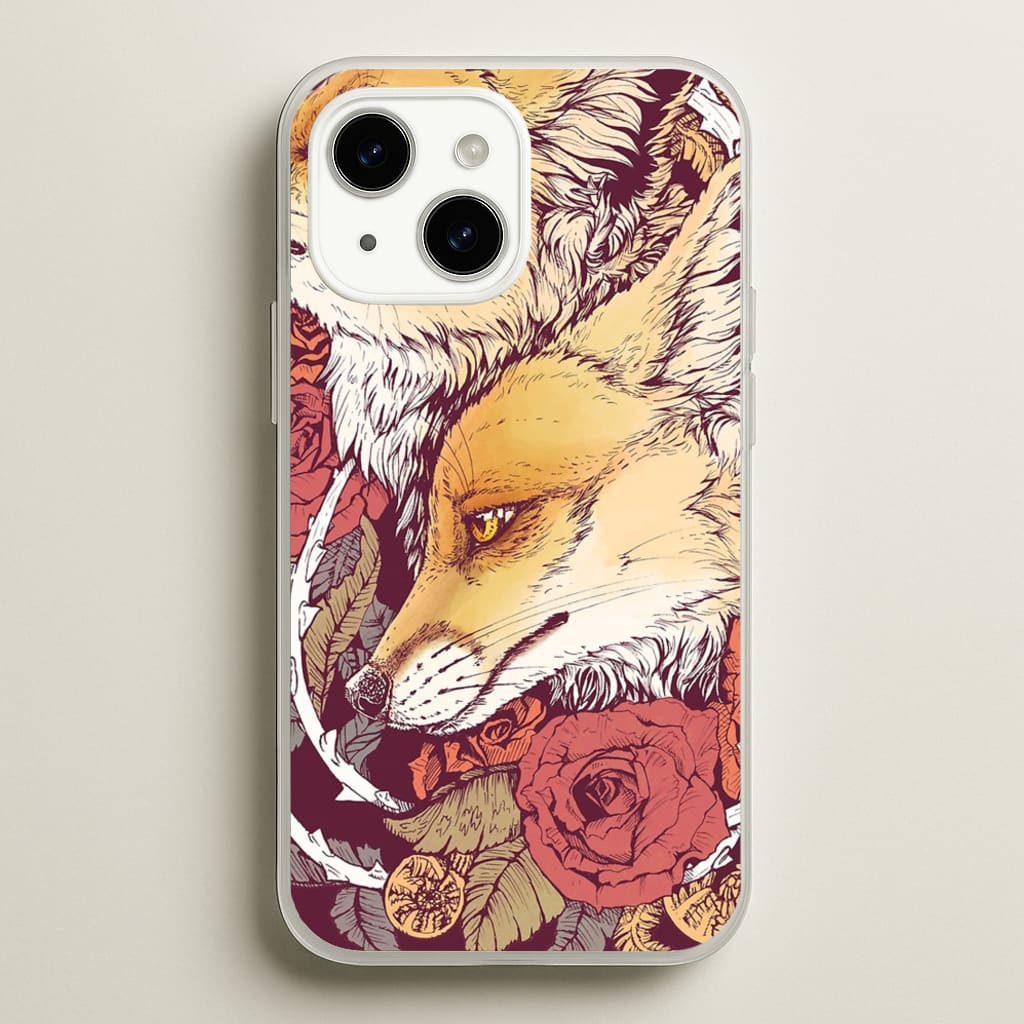 Red Fox Bloom - Phone Case for iPhone 14