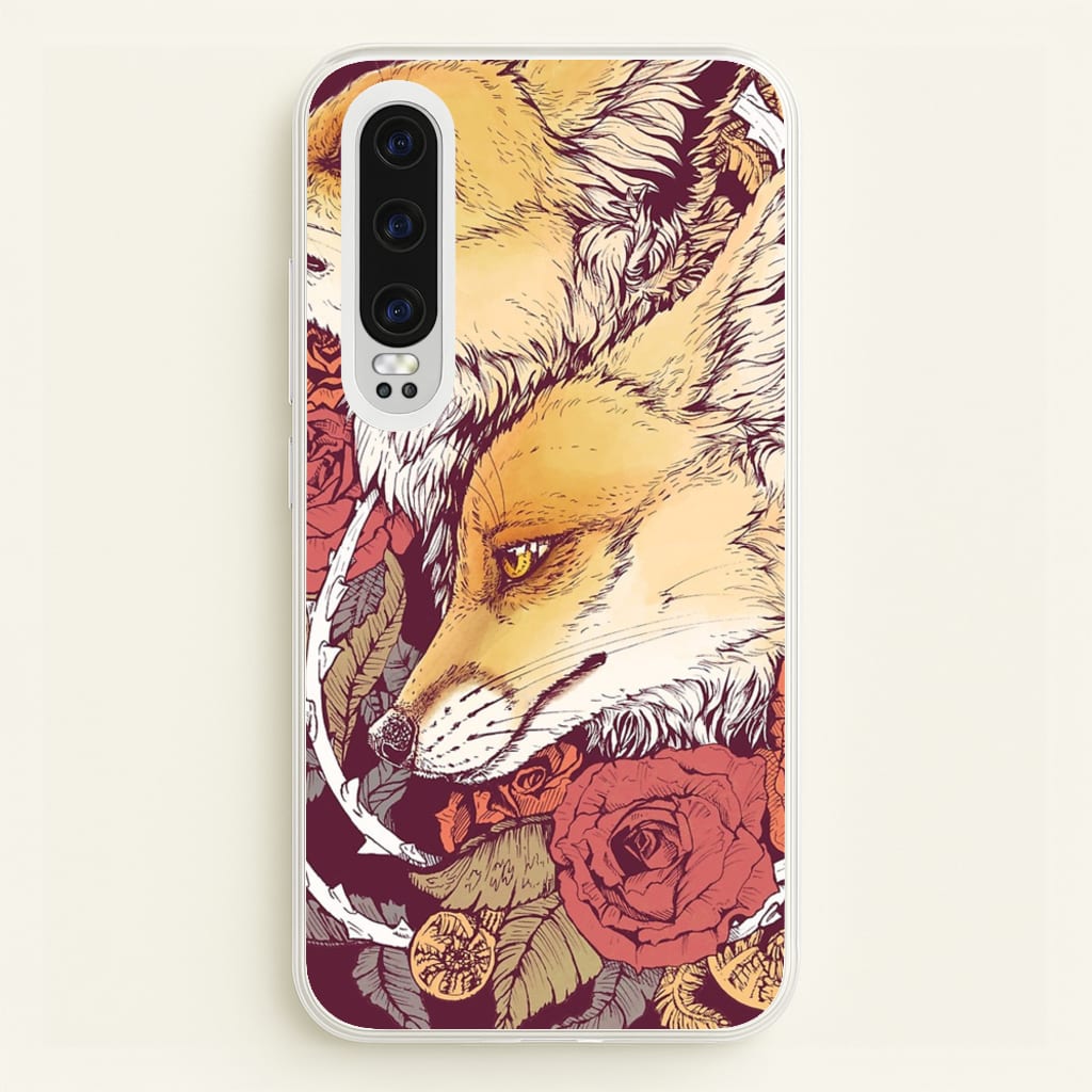 Red Fox Bloom - Phone Case for Huawei P30